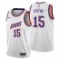 Nike Phoenix Suns #15 Cameron Payne Mens 2022-23 City Edition NBA Jersey – Cherry Blossom White Mens