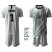 Paris Saint Germain #1 K.Navas Grey Goalkeeper Kid Soccer Club Jersey