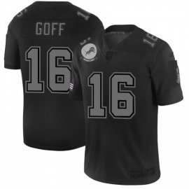 Detroit Lions #16 Jared Goff Mens Nike Black 2019 Salute to Service Limited Stitched NFL Jersey