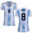 Womens Argentina #8 Perez Home Soccer Country Jersey