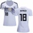 Womens Germany #18 Kimmich White Home Soccer Country Jersey