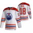 Edmonton Oilers #18 James Neal White Mens Adidas 2020-21 Reverse Retro Alternate NHL Jersey