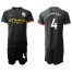 Manchester City #4 Kompany Away Soccer Club Jersey