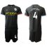 Manchester City #4 Kompany Away Soccer Club Jersey