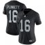 Nike Las Vegas Raiders #16 Jim Plunkett Black Team Color Womens Stitched NFL Vapor Untouchable Limited Jersey
