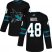 Adidas San Jose Sharks #48 Tomas Hertl Black Alternate Authentic Stitched NHL Jersey