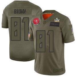 Nike Tampa Bay Buccaneers #81 Antonio Brown Camo Youth Super Bowl LV Bound Stitched NFL Limited 2019 Salute To Service Jersey