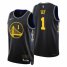 Golden State Golden State Warriors #1 Damion Lee Mens Nike Black 2021/22 Swingman NBA Jersey – City Edition Mens