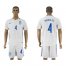 Greece #4 Manolas Home Soccer Country Jersey