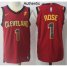 Mens Nike Cleveland Cavaliers #1 Derrick Rose Red NBA Authentic Icon Edition Jersey