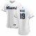 Miami Marlins #19 Miguel Rojas Mens Nike White Home 2020 Authentic Player MLB Jersey