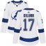 Adidas Tampa Bay Lightning #17 Alex Killorn White Road Authentic Womens Stitched NHL Jersey