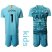 Tottenham Hotspur #1 Lloris Light Blue Goalkeeper Kid Soccer Club Jersey