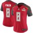 Nike Tampa Bay Buccaneers #8 Bradley Pinion Red Team Color Womens Super Bowl LV Bound Stitched NFL Vapor Untouchable Limited Jersey
