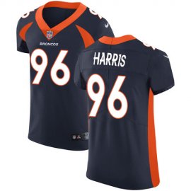 Nike Denver Broncos #96 Shelby Harris Navy Blue Alternate Mens Stitched NFL New Elite Jersey
