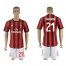 AC Milan #21 Vangioni Home Soccer Club Jersey