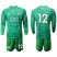 Leicester City #12 Ward Green Goalkeeper Long Sleeves Soccer Club Jersey