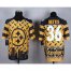 Nike Pittsburgh Steelers #36 Jerome Bettis Gold Mens Stitched NFL Elite Noble Fashion Jersey
