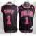 Kids Chicago Bulls 1 Derrick Rose Black Red Strip NBA Jerseys Cheap