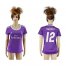 Womens Real Madrid #12 Marcelo Away Soccer Club Jersey