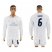 Real Madrid #6 Nacho Marine Environmental Protection Home Long Sleeves Soccer Club Jersey