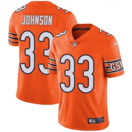 Nike Chicago Bears #33 Jaylon Johnson Orange Youth Stitched NFL Limited Rush Jersey