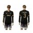 Juventus #3 Chiellini SEC Away Long Sleeves Soccer Club Jersey