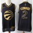 Raptors #2 Kawhi Leonard Black/Gold Basketball Swingman Limited Edition Jersey