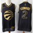 Raptors #2 Kawhi Leonard Black/Gold Basketball Swingman Limited Edition Jersey