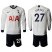 Tottenham Hotspur #27 Lukaks Home Long Sleeves Soccer Club Jersey