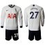 Tottenham Hotspur #27 Lukaks Home Long Sleeves Soccer Club Jersey