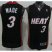 Revolution 30 Miami Heat 3 Dwyane Wade Black Jersey Cheap