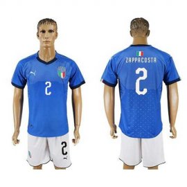 Italy #2 Zappacosta Home Soccer Country Jersey