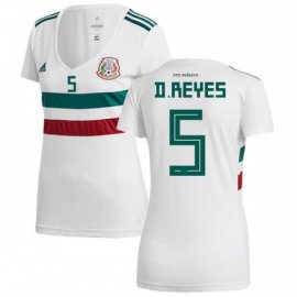 Womens Mexico #5 D.Reyes Away Soccer Country Jersey