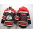Chicago Blackhawks #19 Jonathan Toews Black Sawyer Hooded Sweatshirt Stitched NHL Jersey