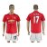 Manchester United #17 Blind Red Home Soccer Club Jersey