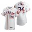 Houston Astros #34 Nolan Ryan Mens Nike White Fluttering USA Flag Limited Edition Authentic MLB Jersey