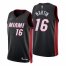Nike Miami Heat #16 Caleb Martin Black Mens 2021-22 NBA 75th Anniversary Diamond Swingman Jersey – Icon Edition Mens