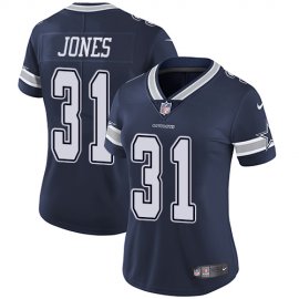 Nike Dallas Cowboys #31 Byron Jones Navy Blue Team Color Womens Stitched NFL Vapor Untouchable Limited Jersey