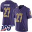 Nike Baltimore Ravens #27 J.K. Dobbins Purple Mens Stitched NFL Limited Rush 100th Season Jersey