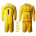 Chelsea #1 Arrizabalaga Yellow Goalkeeper Long Sleeves Kid Soccer Club Jersey