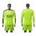 Leicester City Blank Shiny Green Goalkeeper Long Sleeves Soccer Club Jersey