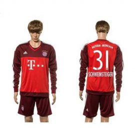 Bayern Munchen #31 Schweinsteiger Goalkeeper Long Sleeves Soccer Club Jersey