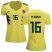 Womens Colombia #16 M.Borja Home Soccer Country Jersey