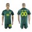 Brazil Personalized Away Soccer Country Jersey