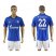 Schalke 04 #22 Uchida Blue Home Soccer Club Jersey