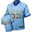 Nike Los Angeles Chargers #55 Junior Seau Electric Blue Alternate Mens Stitched NFL Elite Drift Fashion Jersey
