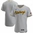 Pittsburgh Pirates Mens Nike Gray Road 2020 Authentic Team MLB Jersey