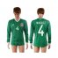 Mexico #4 Marquez Home Long Sleeves Soccer Country Jersey