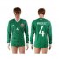 Mexico #4 Marquez Home Long Sleeves Soccer Country Jersey